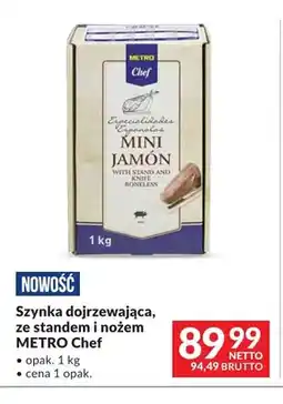 Makro Szynka dojrzewająca ze standem i nożem METRO Chef oferta