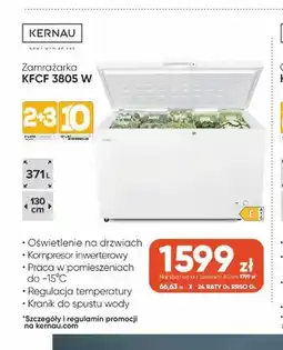 Max Elektro Zamrażarka Kernau Kfcf 3805W oferta
