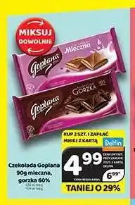 Czekolada gorzka 60% Goplana
