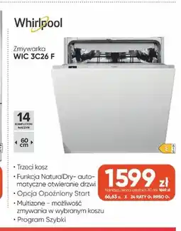Max Elektro Zmywarka Whirlpool Wic 3C26 F oferta