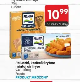 Market Point Kotleciki rybne z mintaja do Air Fryer w panierce cornflakes Frosta oferta