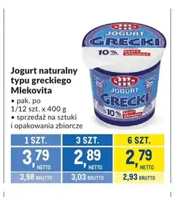 Makro Jogurt naturalny typu greckiego Mlekovita oferta