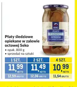 Makro Płaty śledziowe opiekane w zalewie octowej Seko oferta