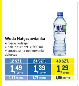Makro Woda Nałęczowianka oferta