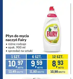 Makro Płyn do mycia naczyń Fairy oferta