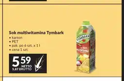 Makro Sok multiwitamina Tymbark oferta