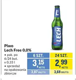 Makro Piwo bezalkoholowe Lech oferta
