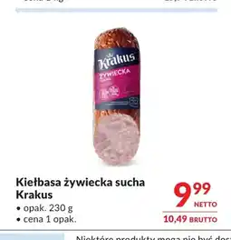 Makro Kiełbasa żywiecka sucha Krakus oferta