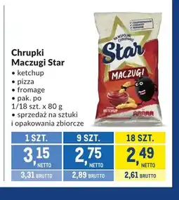Makro Chrupki Maczugi Star ketchup oferta