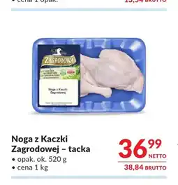 Makro Noga z kaczki Zagrodowej tacka oferta