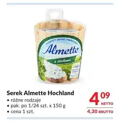 Makro Serek Almette Hochland oferta