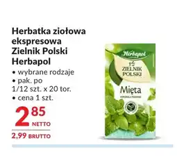 Makro Herbatka ziołowa ekspresowa Herbapol Zielnik Polski oferta