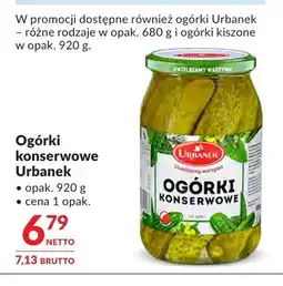 Makro Ogórki konserwowe Urbanek oferta