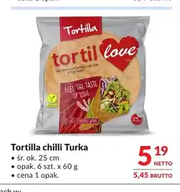 Makro Tortilla chilli Turka 6-pak oferta