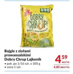 Makro Bajgle z ziołami prowansalskimi Dobry Chrup Lajkonik oferta