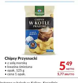 Makro Chipsy z solą morską Przysnacki oferta