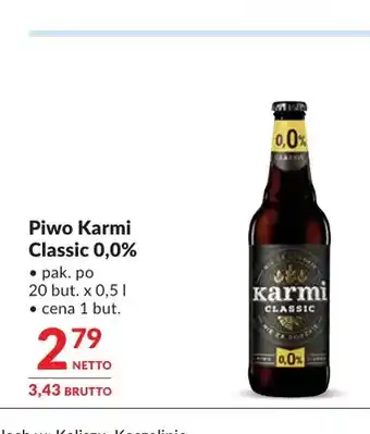 Makro Piwo bezalkoholowe Karmi Classic oferta