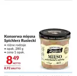 Makro Konserwa mięsna Spichlerz Rusiecki oferta