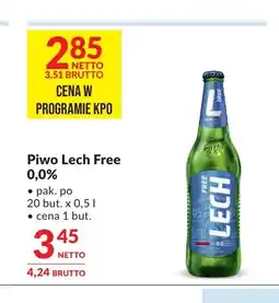 Makro Piwo bezalkoholowe Lech oferta