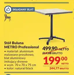 Makro Stół Buluna Metro Professional oferta