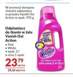 Makro Odplamiacz do tkanin w żelu Vanish Oxi Action Pink oferta