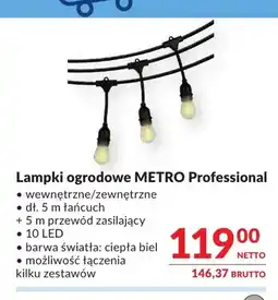 Makro Lampki ogrodowe Metro Professional oferta