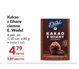Makro Kakao z Ghany ciemne E.Wedel oferta