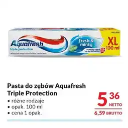 Makro Pasta do zębów Aquafresh Triple Protection oferta