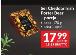 Makro Ser cheddar Irish Porter Beer porcja oferta