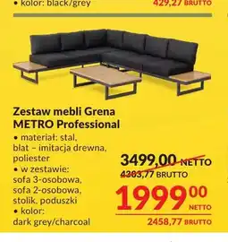 Makro Zestaw mebli Grena Metro Professional oferta
