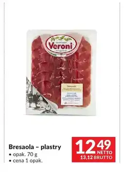 Makro Bresaola plastry Veroni oferta