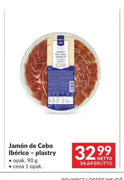 Makro Jamón de Cebo Ibérico plastry METRO Chef oferta