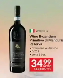 Makro Wino czerwone Byzantium Primitivo di Manduria Reserva wytrawne oferta