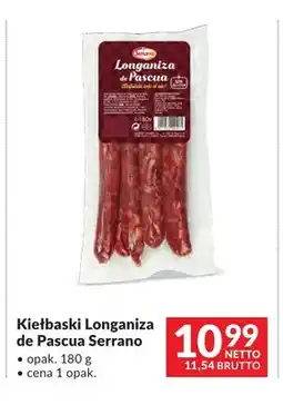 Makro Kiełbaski Longaniza de Pascua Serrano oferta