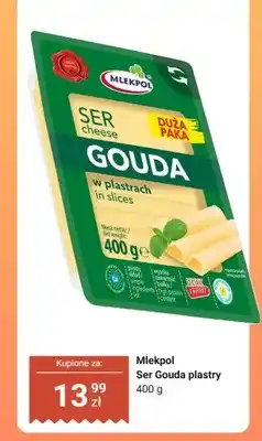 Dino Ser Gouda w plastrach Mlekpol oferta