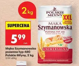 Biedronka Mąka Szymanowska pszenna typ 480 Polskie Młyny 2 kg oferta