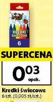 Kredki świecowe 6 szt