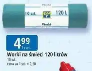 E.Leclerc Eco+ Worki na śmieci 120 litrów oferta
