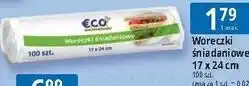 E.Leclerc Woreczki śniadaniowe Eco+ 17 x 24 cm oferta