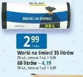 E.Leclerc Eco+ Worki na śmieci 35 litrów oferta