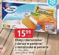E.Leclerc Filety z morszczuka / z dorsza w panierce / z morszczuka w panierce Pêche Océan oferta
