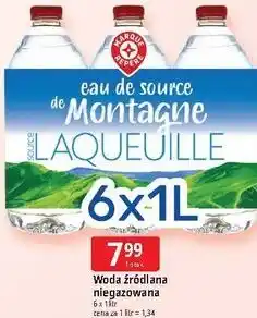 E.Leclerc Woda źródlana niegazowana Laqueuille oferta
