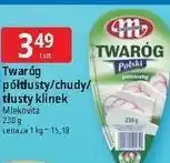 E.Leclerc Twaróg półtłusty/chudy/tłusty klinek Mlekovita oferta