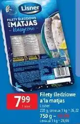 E.Leclerc Filety śledziowe a'la matjas Lisner oferta