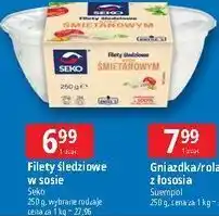 E.Leclerc Filety śledziowe w sosie Seko oferta
