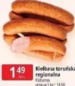 E.Leclerc Kiełbasa toruńska regionalna Kabanos oferta