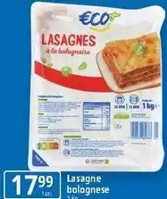 E.Leclerc Lasagne bolognese Eco+ oferta