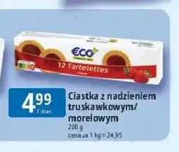 E.Leclerc Ciastka z nadzieniem truskawkowym ECO+ oferta