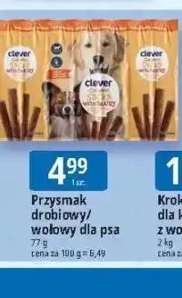 E.Leclerc Przysmak dla psa wołowy Clever oferta
