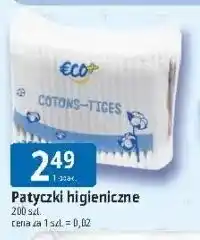 E.Leclerc Patyczki higieniczne Eco+ oferta